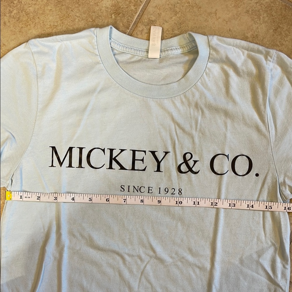 Mickey & Co. Light Blue Short Sleeve Disney Tee - Picture 3 of 7